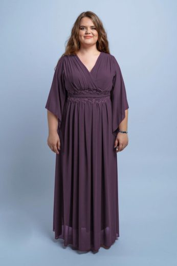 Dia molett alkalmi ruha lila színben