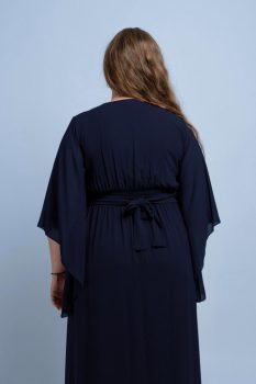 Dia molett alkalmi ruha sötétkék színben