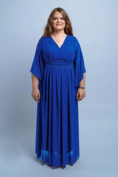 Dia molett alkalmi ruha királykék színben