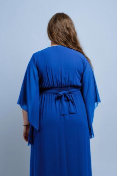 Dia molett alkalmi ruha királykék színben