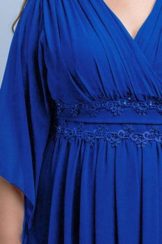 Dia molett alkalmi ruha királykék színben