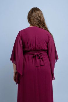 Dia molett alkalmi ruha ciklámen színben