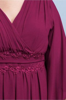 Dia molett alkalmi ruha ciklámen színben