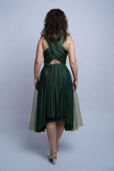 Fátyol tüllös midi infinity ruha