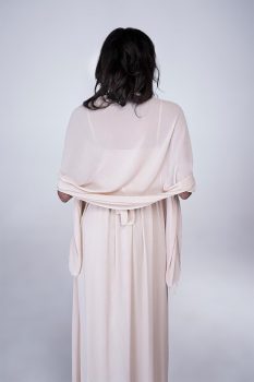 stóla, muszlin, bézs