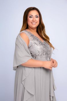 stóla, muszlin, ezüst, szürke