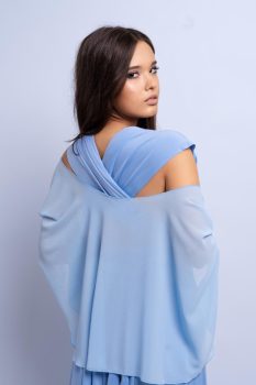 stóla, muszlin, világos, kék, babakék, jégkék