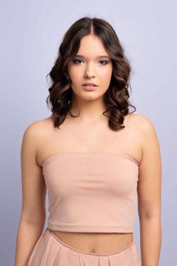 Premium infinity top, nude