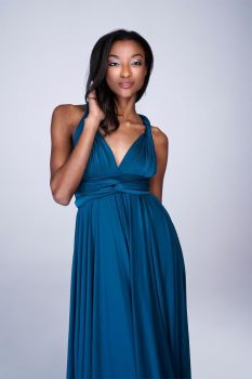 Infinity maxiruha, petrolkék, L