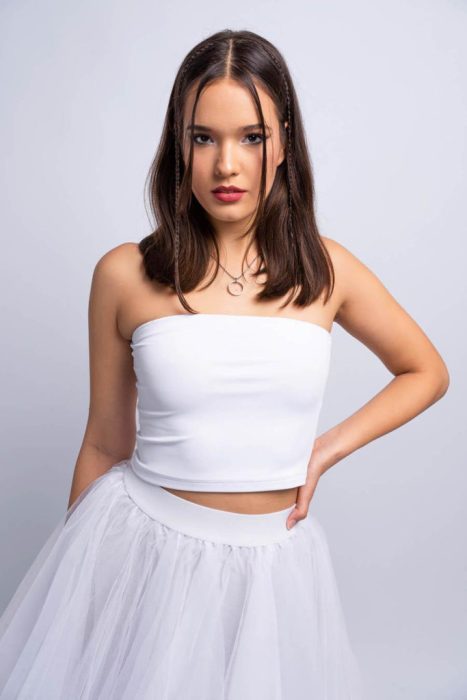 Infinity top, hófehér