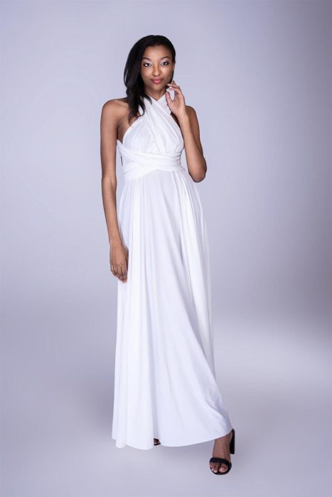 Infinity menyasszonyi ruha, fehér, L