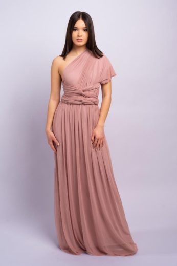 Tüllös Infinity ruha, karamell