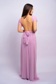 Tüllös Infinity ruha, orgonalila