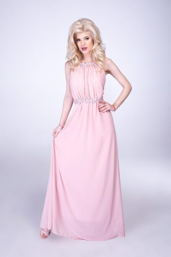 Helena muszlin maxiruha, púder