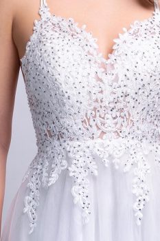 Princess csipkés csillogós, tüllös menyasszonyi ruha tüll stólával, fehér