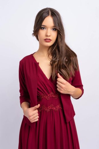 Masnis blézer, bordó