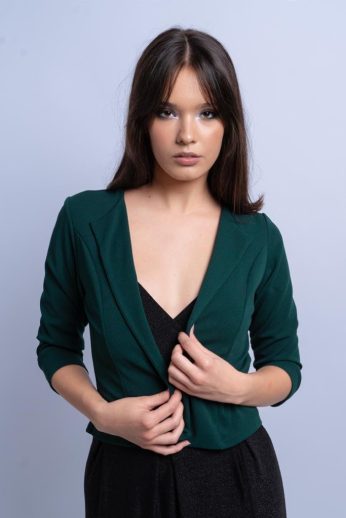 Masnis blézer, fenyőzöld 