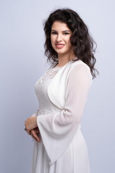 Menyasszonyi muszlin boleró, fehér