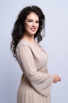 Muszlin boleró, bézs