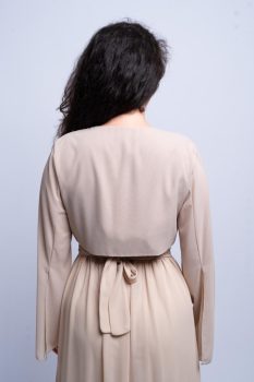 Muszlin boleró, bézs