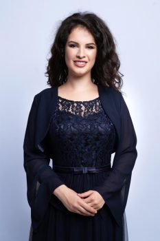 Muszlin boleró, sötétkék