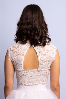 Marina csipke body, fehér